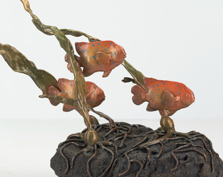 Baby-G Trio 2, a sculpture by Judy Salinsky