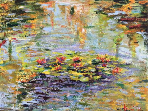 Dreaming of Monet, a plein-air painting by artist Judy Salinsky.