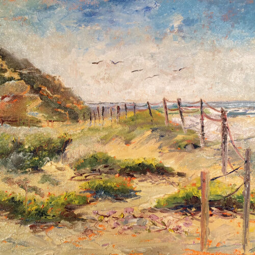 Ponto South, a plein-air painting by Judy Salinsky